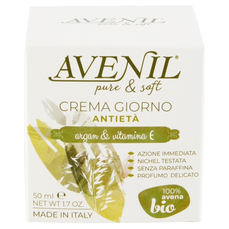 Avenil pure & soft Crema Giorno Antietà argan & vitamina E 50 ml